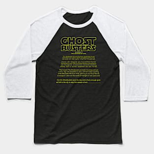 Ghostbusters Episode II: The Season of Evil Baseball T-Shirt